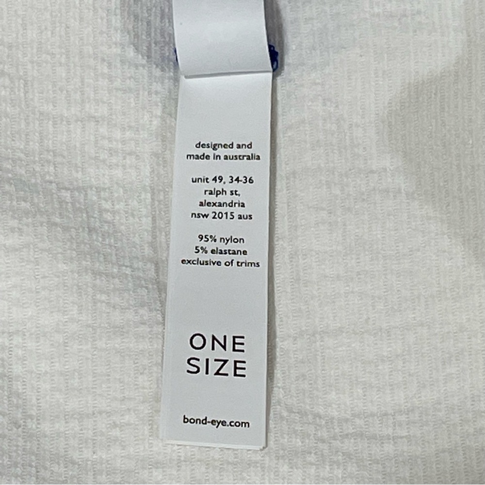 BOND-EYE THE MARA ONE-PIECE SWIMSUIT - OPTIC WHITE O/S - Picture 10 of 12